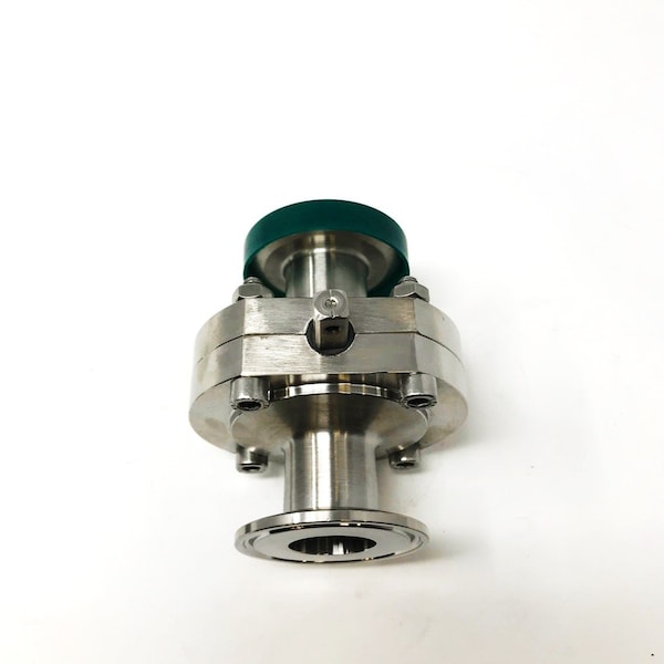Sanitary Butterfly Valve 1" Tri-Clamp EPDM 316L SS Manual No Handle
